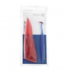Curaprox Pocket Set CPS 457 - 06, 07, 08, 09, 011 + UHS 451 (Red)