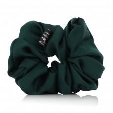 MURU satin scrunchie hair band - dark green