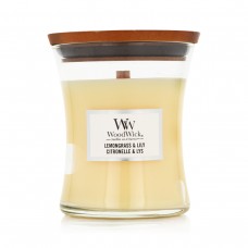 WoodWick Medium Hourglass Candles Scented Candle Lemongrass & Lily 275 g