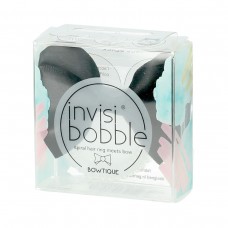 Invisibobble Bowtique Spiral Hair Ring Meets Bow (True Black) 1 pcs