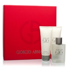 Acqua di Gio Man Gift Set EDT 50 ml, After Shave Balm Acqua di Gio 75 ml shower gel and Acqua di Gio 75 ml