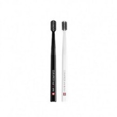 Black is White Duo Pack White Black - Ultra-fine toothbrush