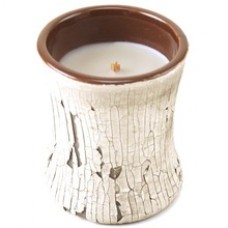 Fireside Ceramic Vase (Fireplace) - Scented Candle