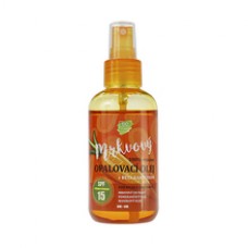 100% Natural suntan oil with carrot extract SPF 15