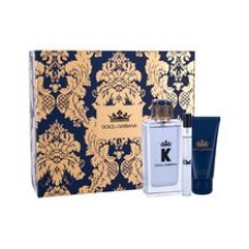 K by Dolce Gabbana EDT gift set 100 ml, shower gel 50 ml and miniature EDT 10 ml