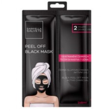 Active Charcoal Black Peel-Off Mask - Black skin peeling mask 2 x 8 ml
