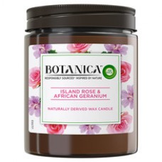 Botanica Exotická růže a africká pelargónie - Vonná svíčka