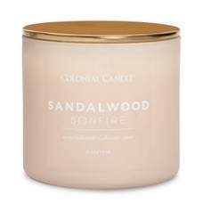 Sandalwood Bonfire Three Wicks Candle - Vonná svíčka se třemi knoty