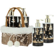 Brown Glitters Hand Care Set