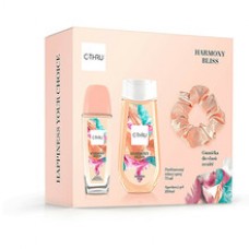 Harmony Bliss Gift set Deodorant 75 ml, shower gel 250 ml and rubber band