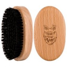 Beard Brush Harden - Dřevěný kartáč na vousy s měkčími štětinami