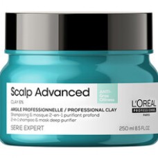 Scalp Advanced Anti-Oiliness 2-in-1 Clay - Šampon a maska pro mastnou pokožku hlavy - 500ml