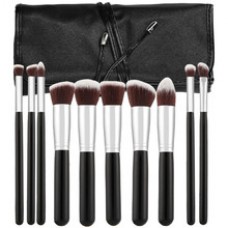 Makeup Brush Set Kabuki Black ( 10 ks ) - Sada štětců